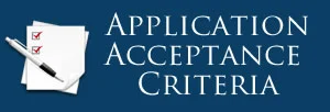 Application Acceptance Criteria